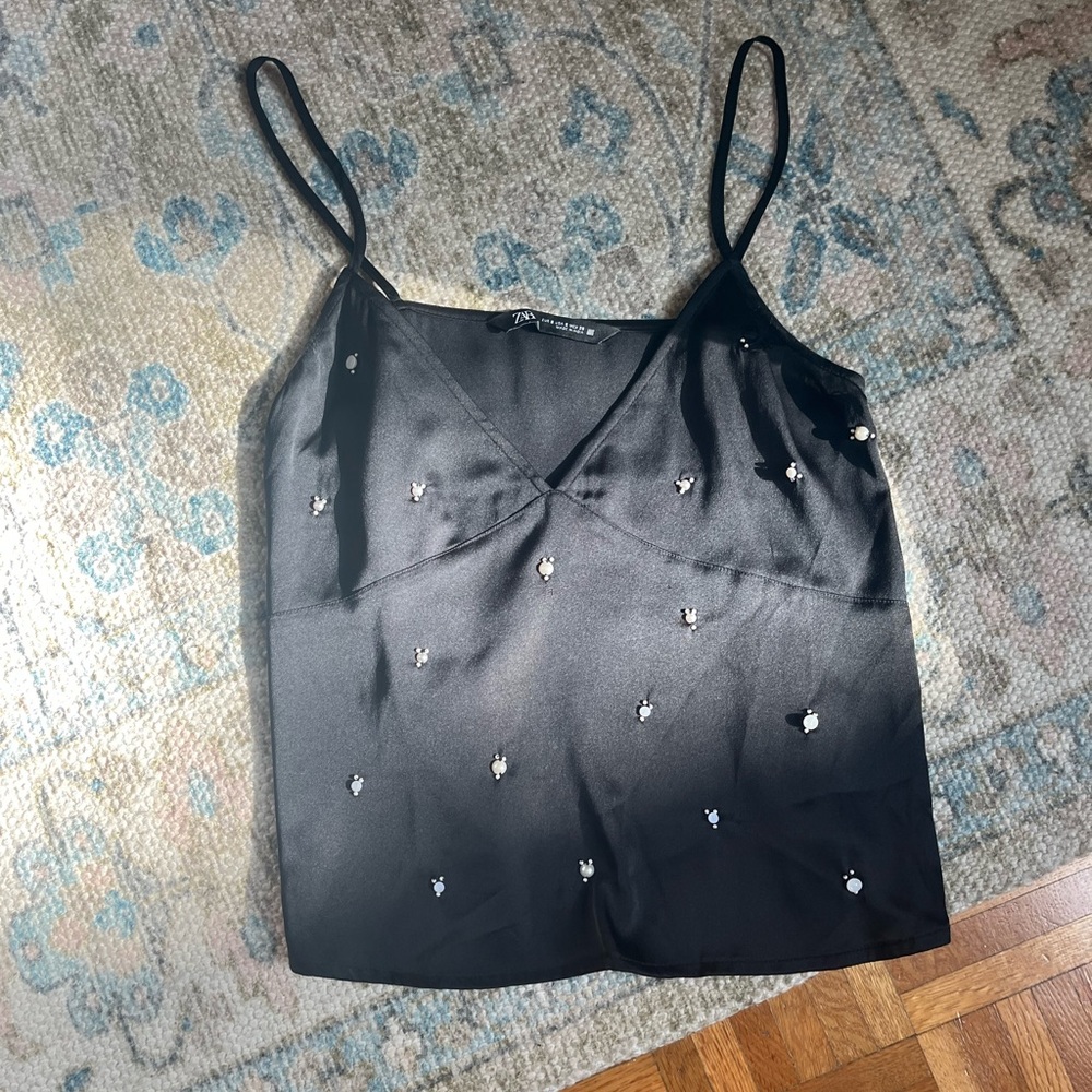 Zara Pearl Top
